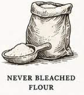 Never Bleached Flour: in every crust, every time